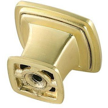 Marcel Brushed Gold Hardware Cabinet Knob, Set of 10