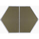 Eternity 34 X 24 inch Silver Wall Mirror