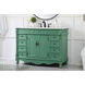 Clarion 48 X 22 X 36 inch Vintage Mint Vanity Sink Set