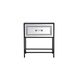 Beau 24 X 21 inch Black End Table