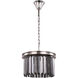 Sydney 3 Light 16 inch Polished Nickel Pendant Ceiling Light in Silver Shade, Urban Classic