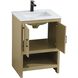 Ira 24 X 34 inch Honey Brown Bathroom Vanity Cabinet