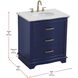 Knox 30 X 34 inch Blue Bathroom Vanity Cabinet