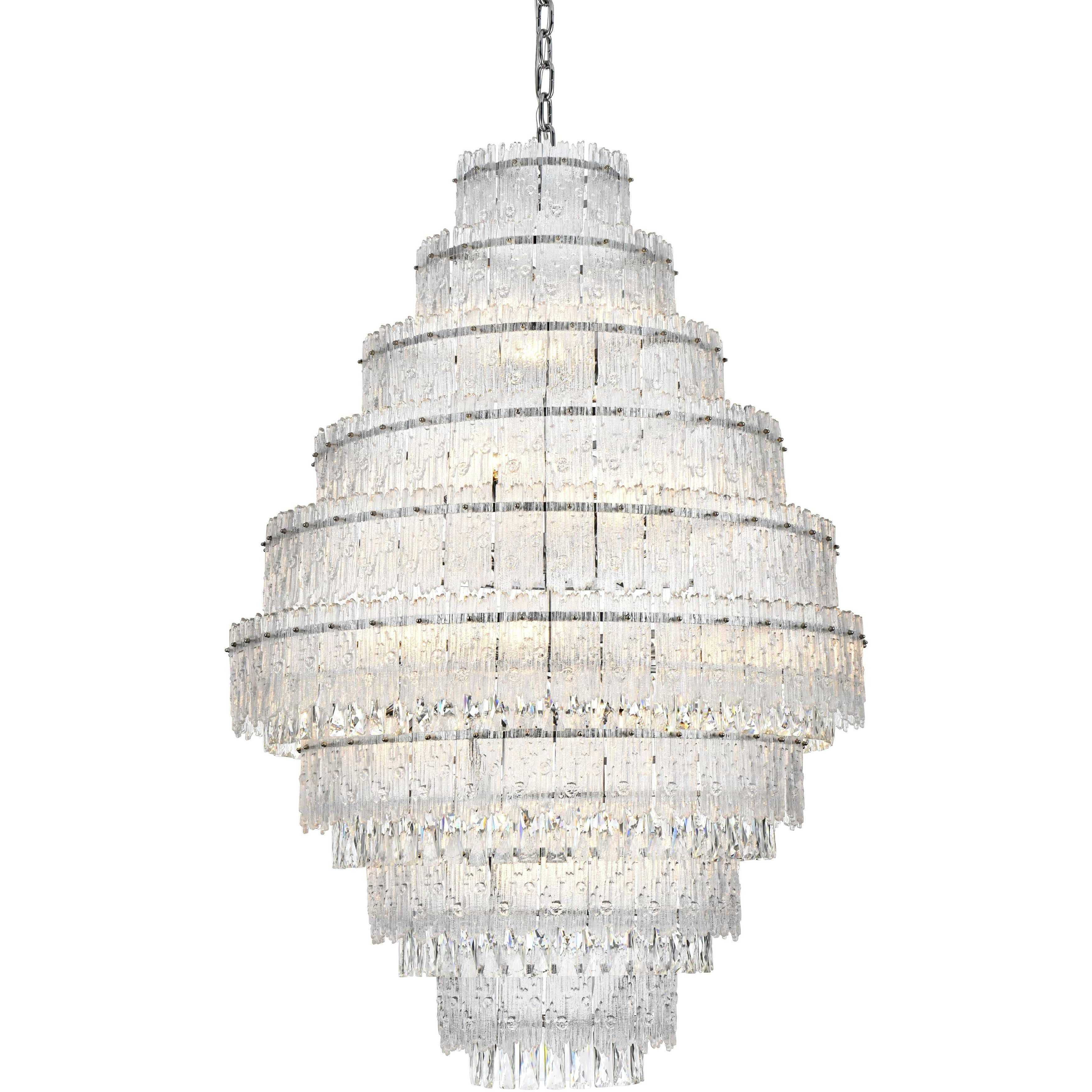 Emilia 27 Light 36 inch Chrome Chandelier Ceiling Light