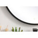 Pier 28 X 28 inch Black LED Mirror