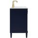 Bennett 60 X 21 X 35 inch Blue Vanity Sink Set