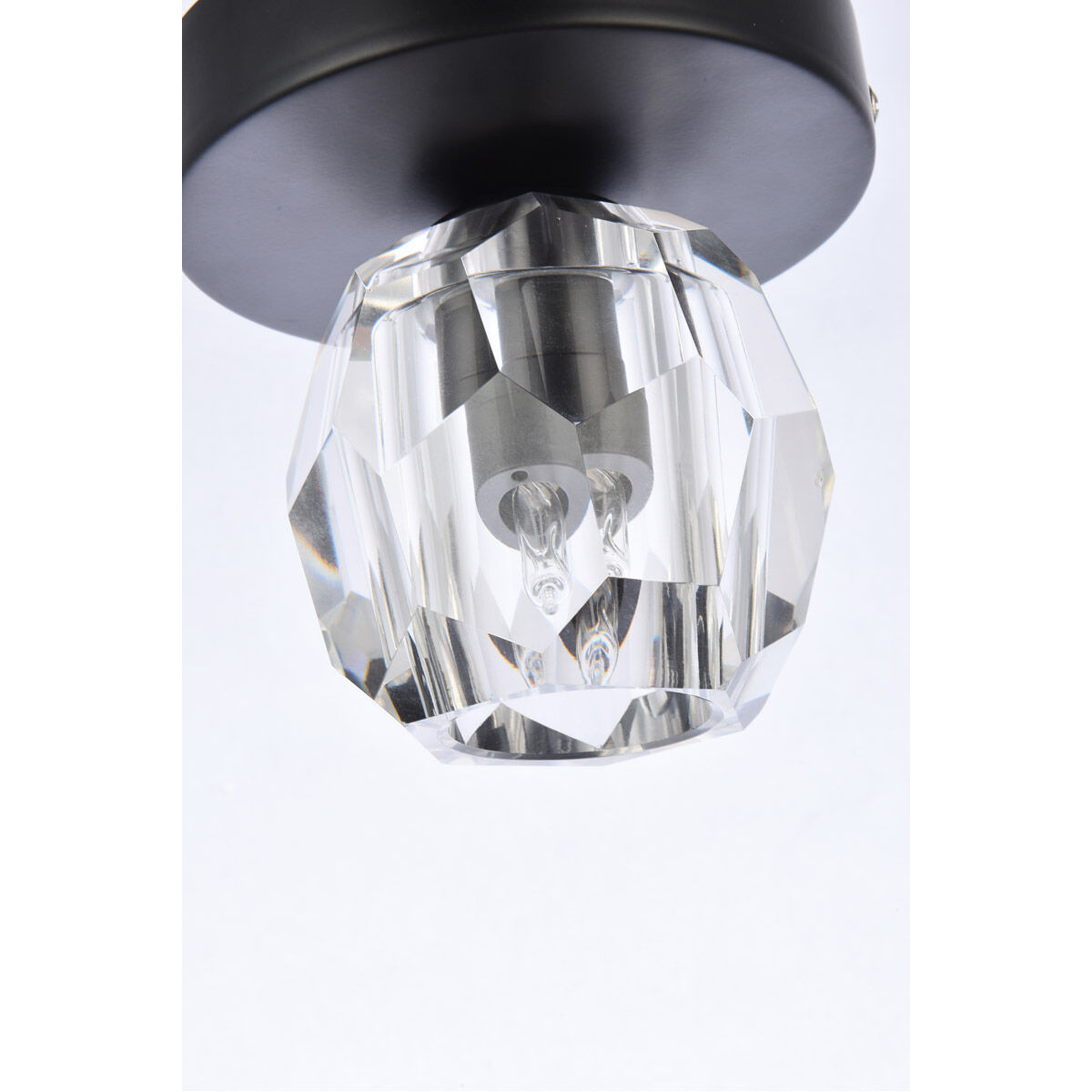 Eren 1 Light 5 inch Black Flush Mount Ceiling Light