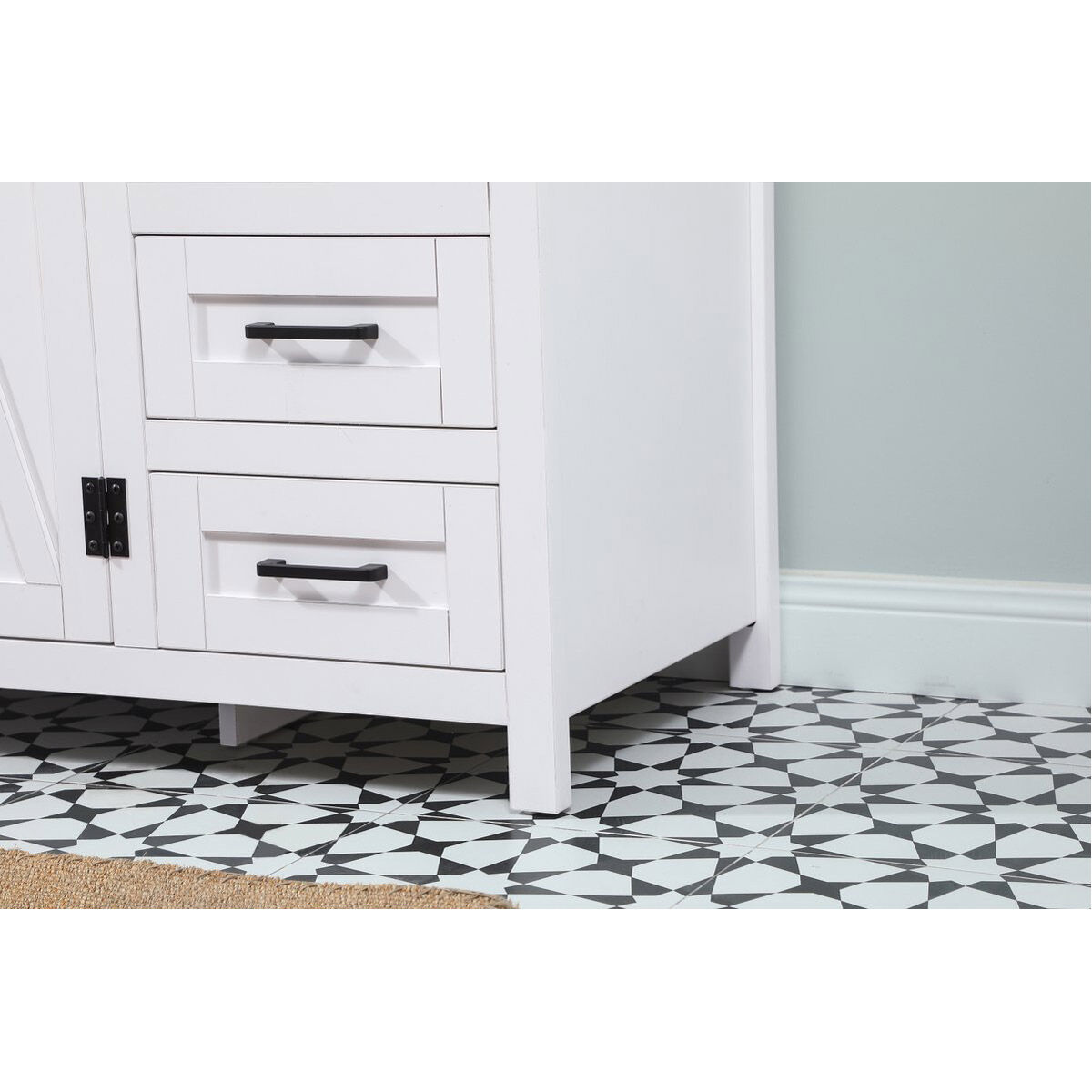 Grant 42 X 19 X 34 inch White Vanity Sink Set