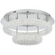 Bowen 2 Light 22 inch Chrome Flush Mount Ceiling Light