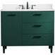 Baldwin 42 X 22 X 34 inch Green Vanity Sink Set