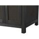Alina 24 X 35 inch Chocolate Oak Bathroom Vanity Cabinet