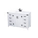 Grant 48 X 19 X 34 inch White Vanity Sink Set