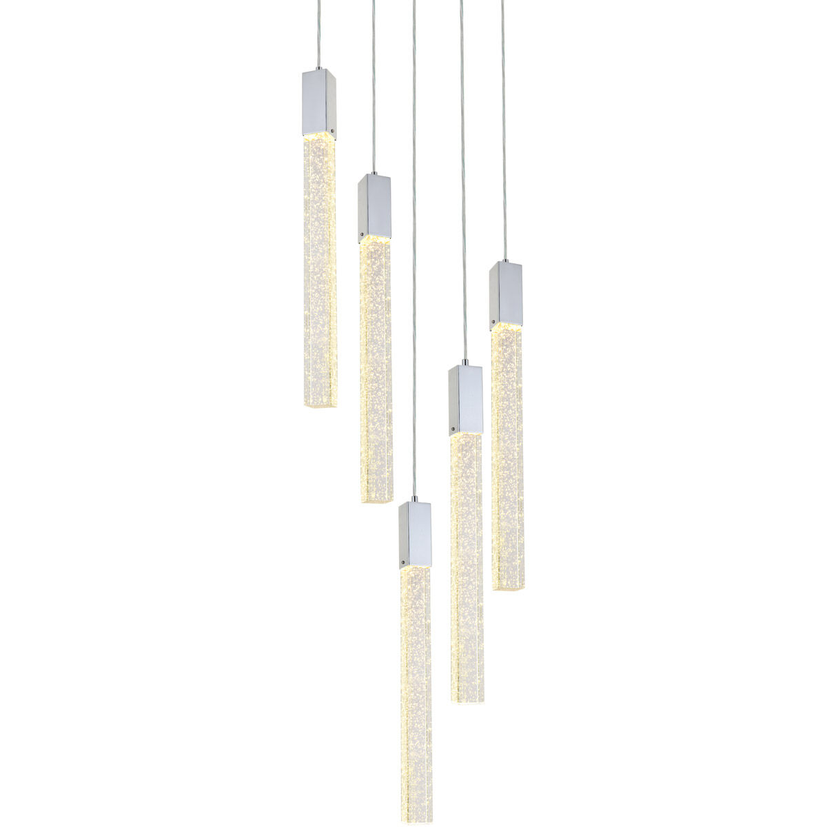 Weston 5 Light 20 inch Chrome Pendant Ceiling Light
