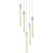 Weston 5 Light 20 inch Chrome Pendant Ceiling Light