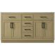 Alden 60 X 35 inch Honey Brown Bathroom Vanity Cabinet