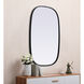 Brynn 36 X 24 inch Black Mirror in 24 x 36