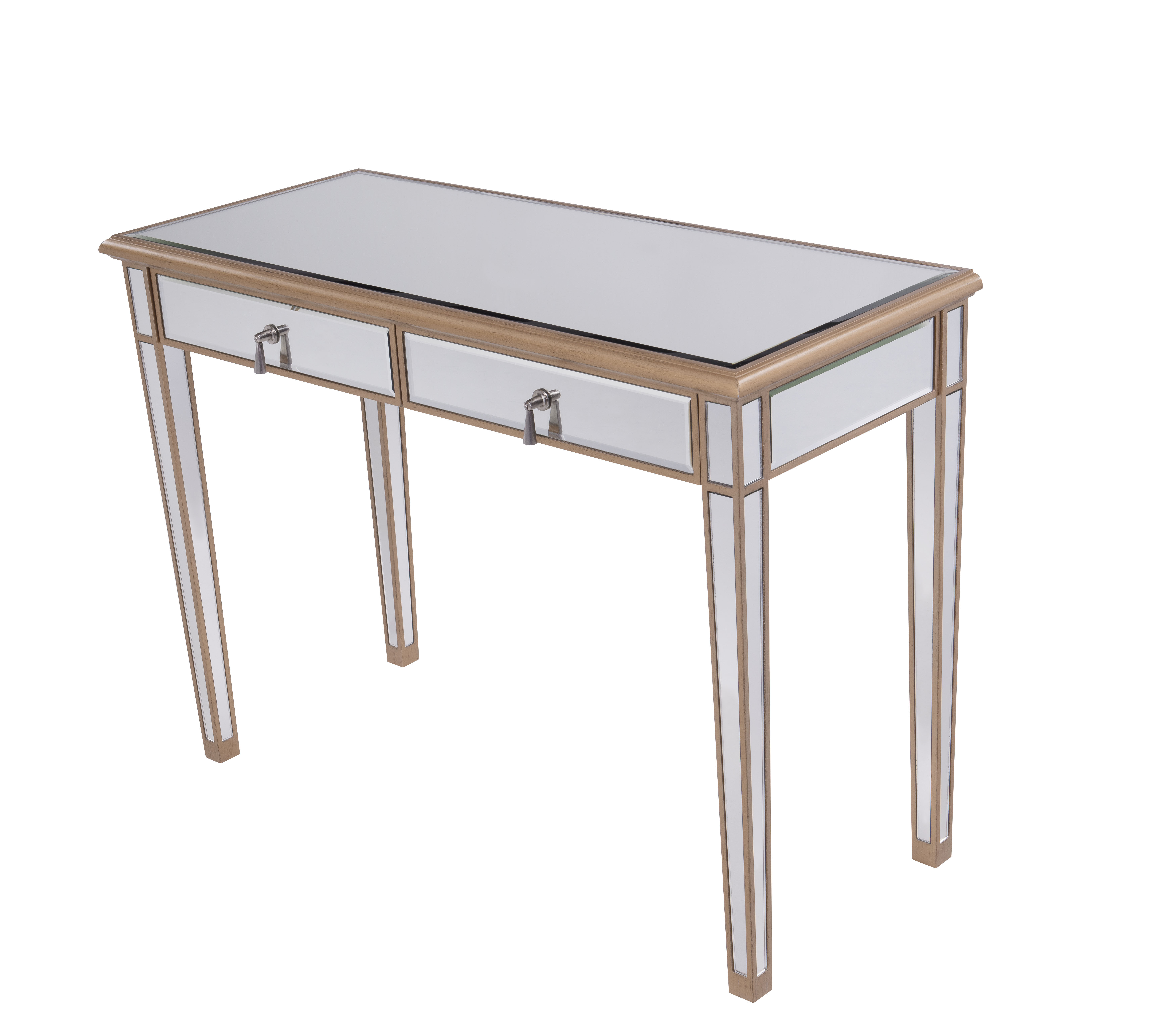 Contempo 42 X 31 inch Gold Paint Dressing Table