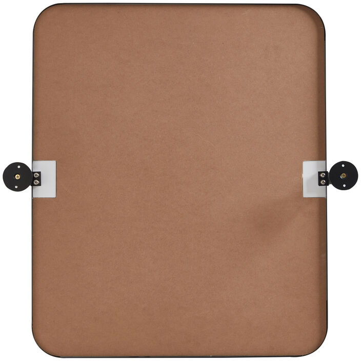 Everly 24 X 20 inch Black Mirror