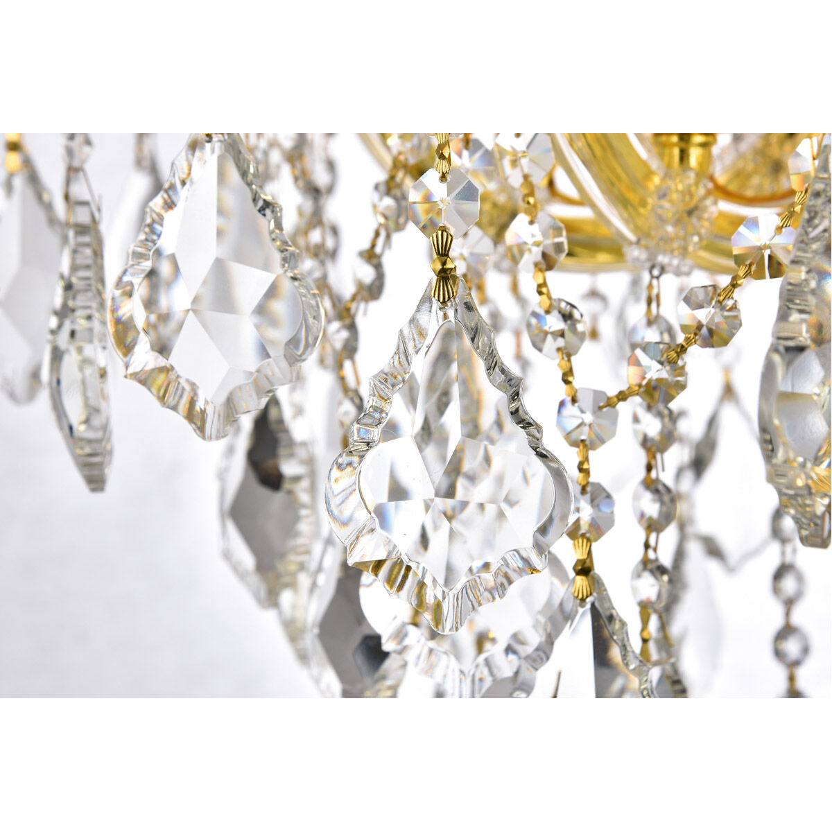 Maria Theresa 84 Light 96 inch Gold Chandelier Ceiling Light