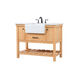 Clement 42 X 22 X 34 inch Natural Wood Bathroom Vanity Cabinet