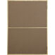 Monet 40 X 30 inch Brass Wall Mirror