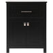 Adian Black Bathroom Storage Cabinet