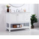 Metropolis 42 X 22 X 33.75 inch White Vanity Sink Set