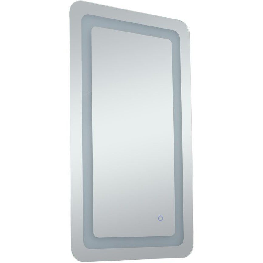 Genesis 36 X 24 inch Glossy White LED Mirror