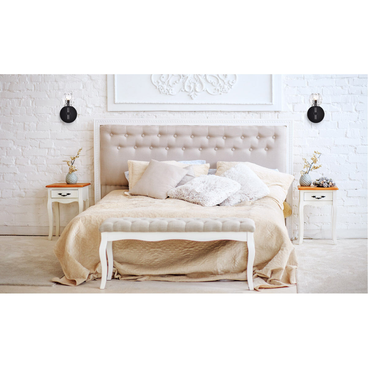 Eren 1 Light 6 inch Black Wall Sconce Wall Light