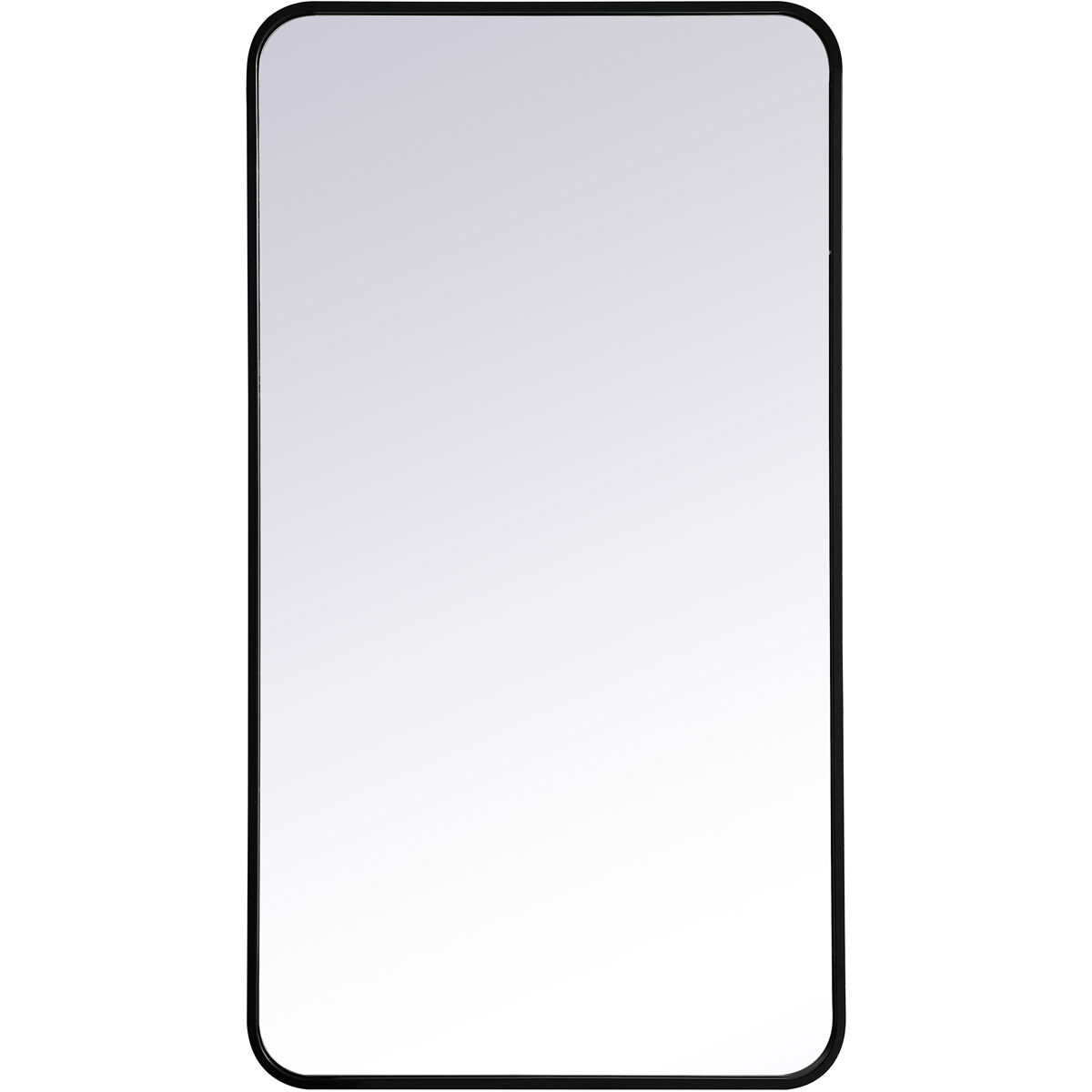 Evermore 40 X 22 inch Black Mirror