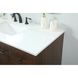 Cyrus 48 X 22 X 33.5 inch Walnut Vanity Sink Set in Not Included