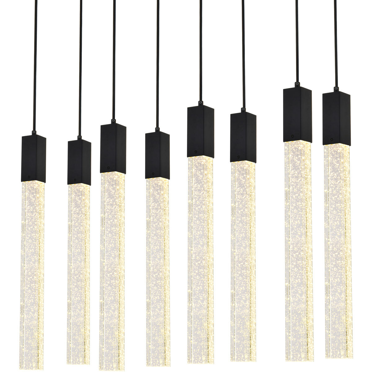 Weston 8 Light 36 inch Black Pendant Ceiling Light