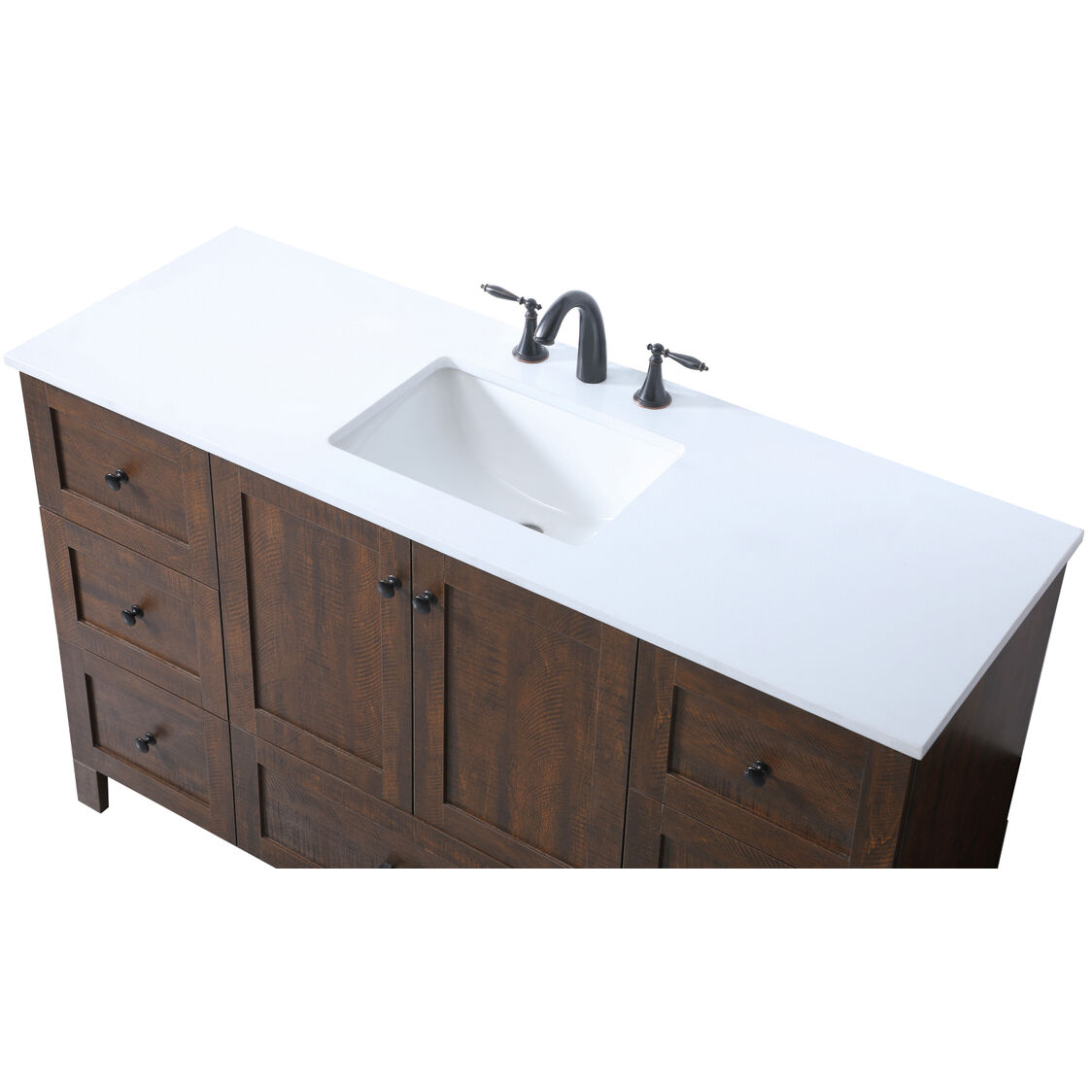 Soma 54 X 19 X 34 inch Expresso Vanity Sink Set