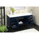 Eugene 60 X 22 X 34 inch Blue Vanity Sink Set