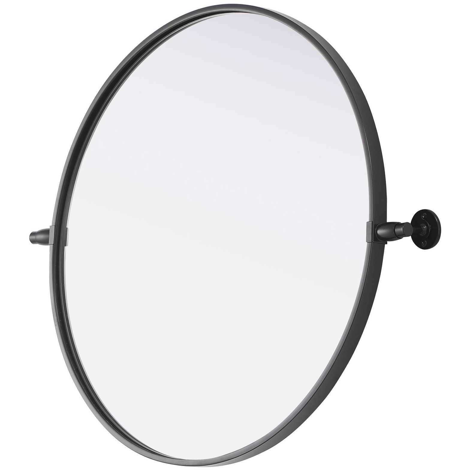 Amoura 24 X 24 inch Black Mirror