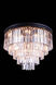 Sydney 17 Light 32 inch Matte Black Flush Mount Ceiling Light in Clear, Urban Classic