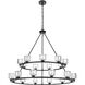 Cadence 21 Light 48 inch Black Chandelier Ceiling Light