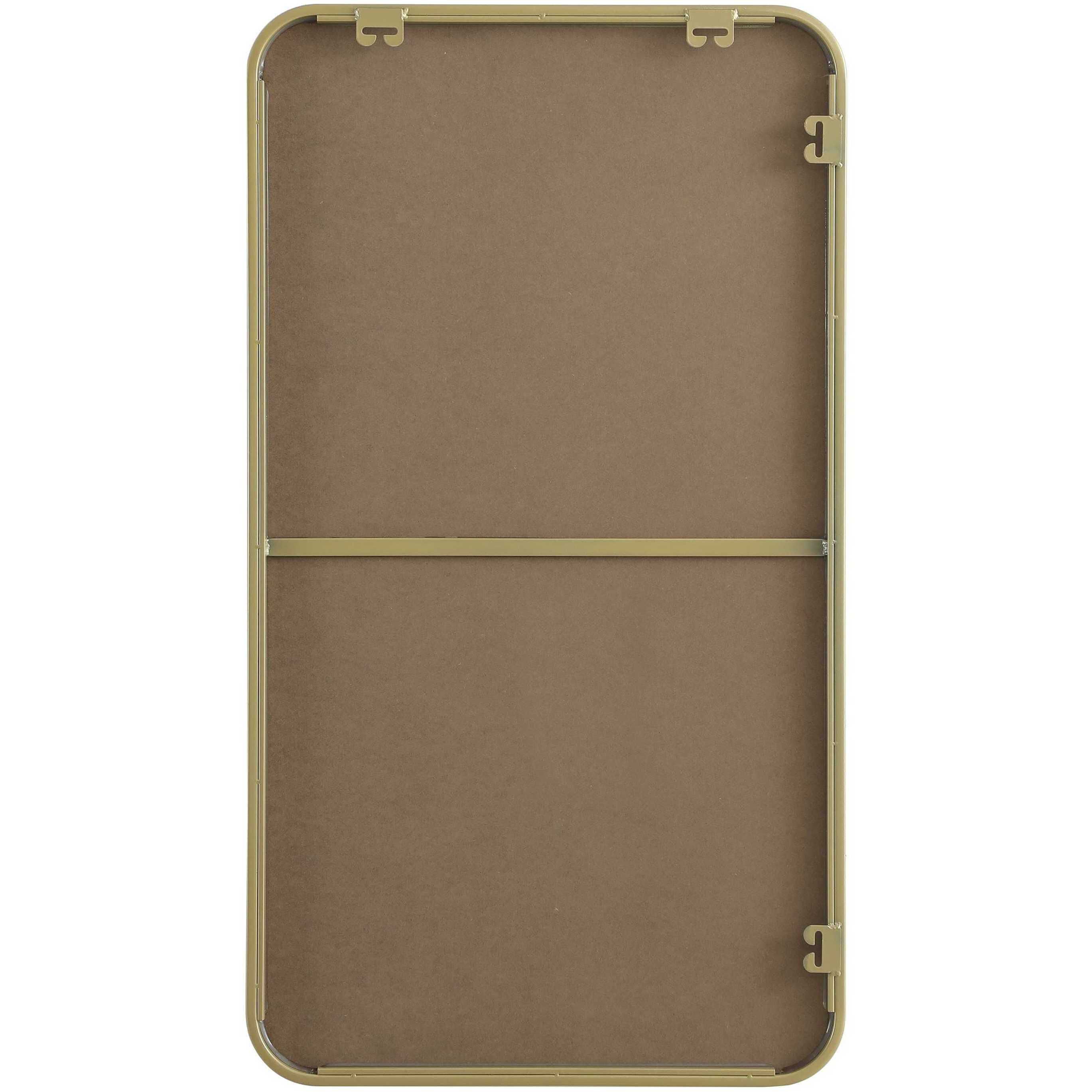 Remy 36 X 20 inch Brass Mirror