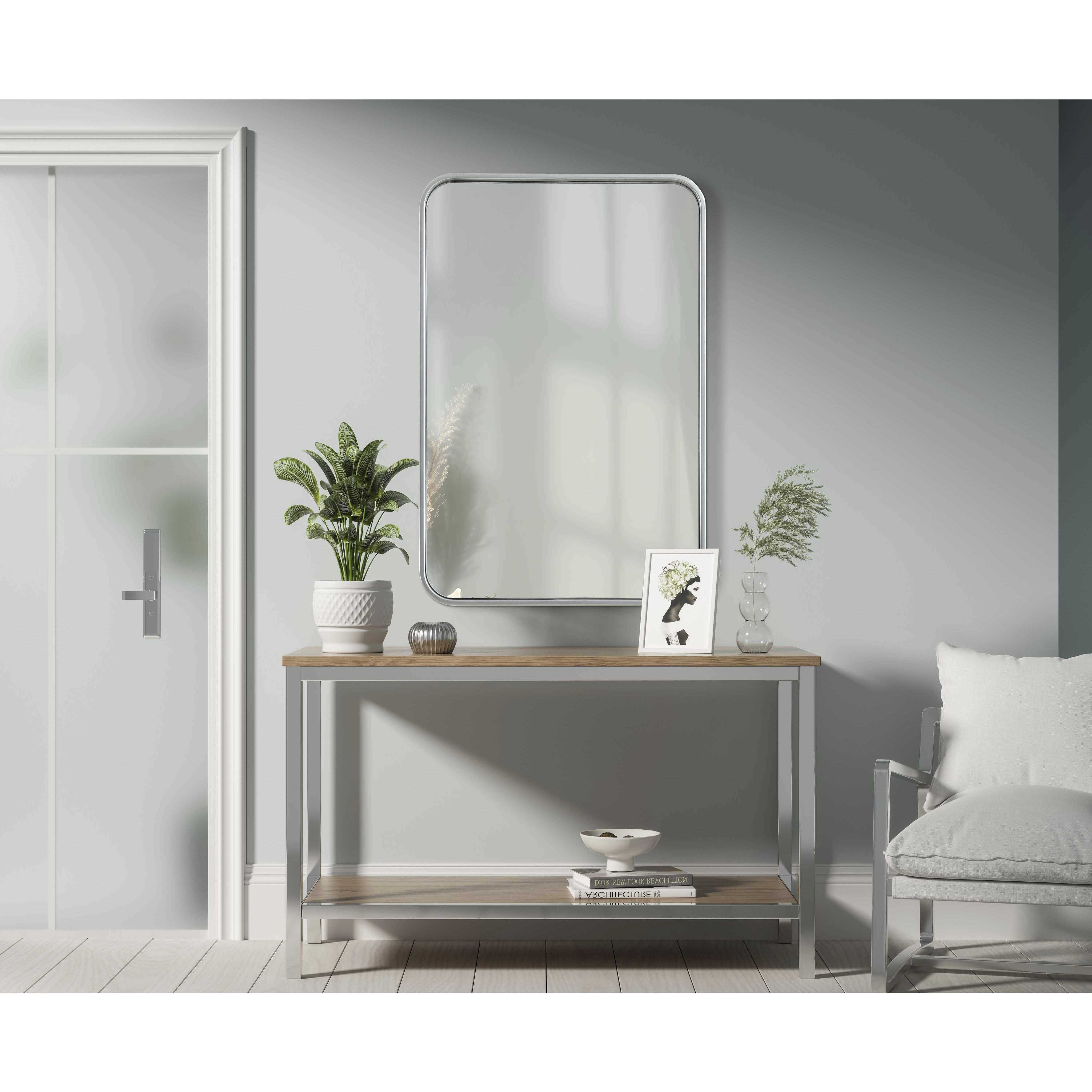 Remy 30 X 20 inch Silver Mirror