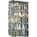 Maxime 4 Light 8 inch Chrome Wall Sconce Wall Light in Royal Cut
