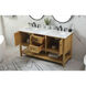 Metropolis 60 X 22 X 34 inch Natural Wood Vanity Sink Set