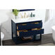 Larkin 42 X 22 X 34 inch Blue Vanity Sink Set