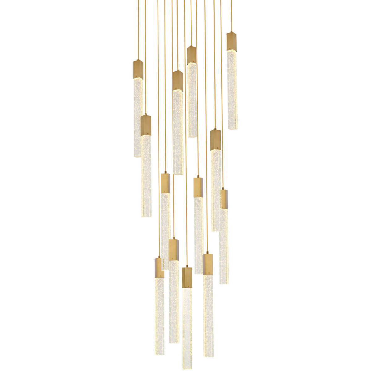 Elegant Lighting 2067G30SG Weston 13 Light 30 inch Satin