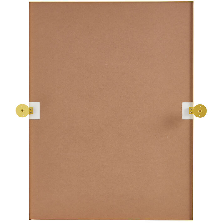 Everly 32 X 24 inch Gold Mirror