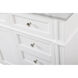 Park Avenue 60 X 22 X 35 inch White Vanity Sink Set