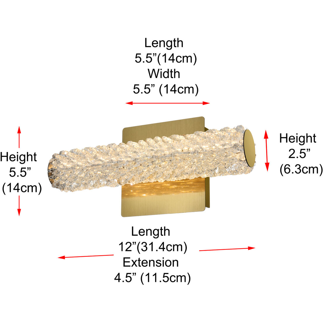 Bowen 1 Light 12 inch Satin Gold Wall Sconce Wall Light