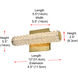 Bowen 1 Light 12 inch Satin Gold Wall Sconce Wall Light