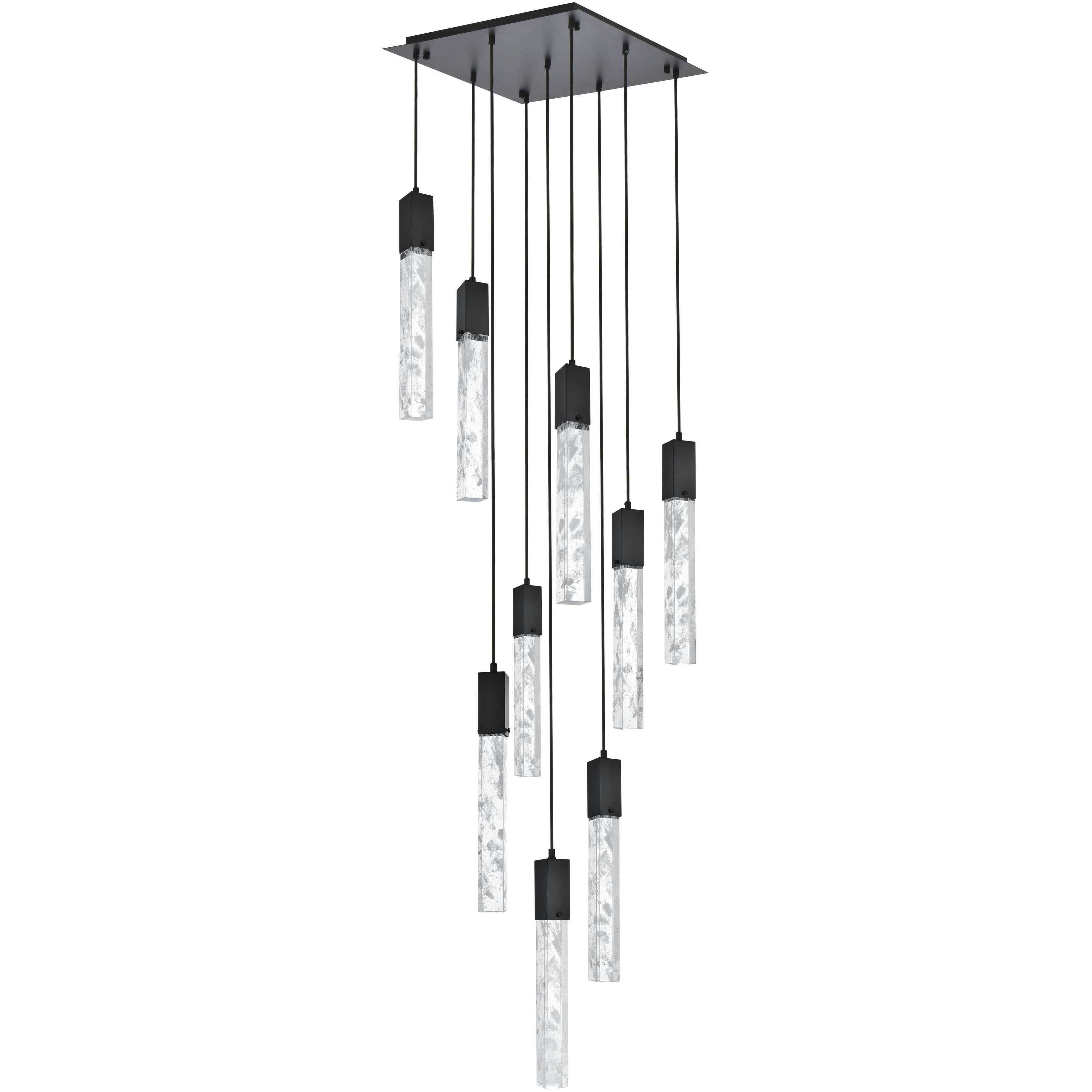 Aurora 9 Light 20 inch Black Pendant Ceiling Light