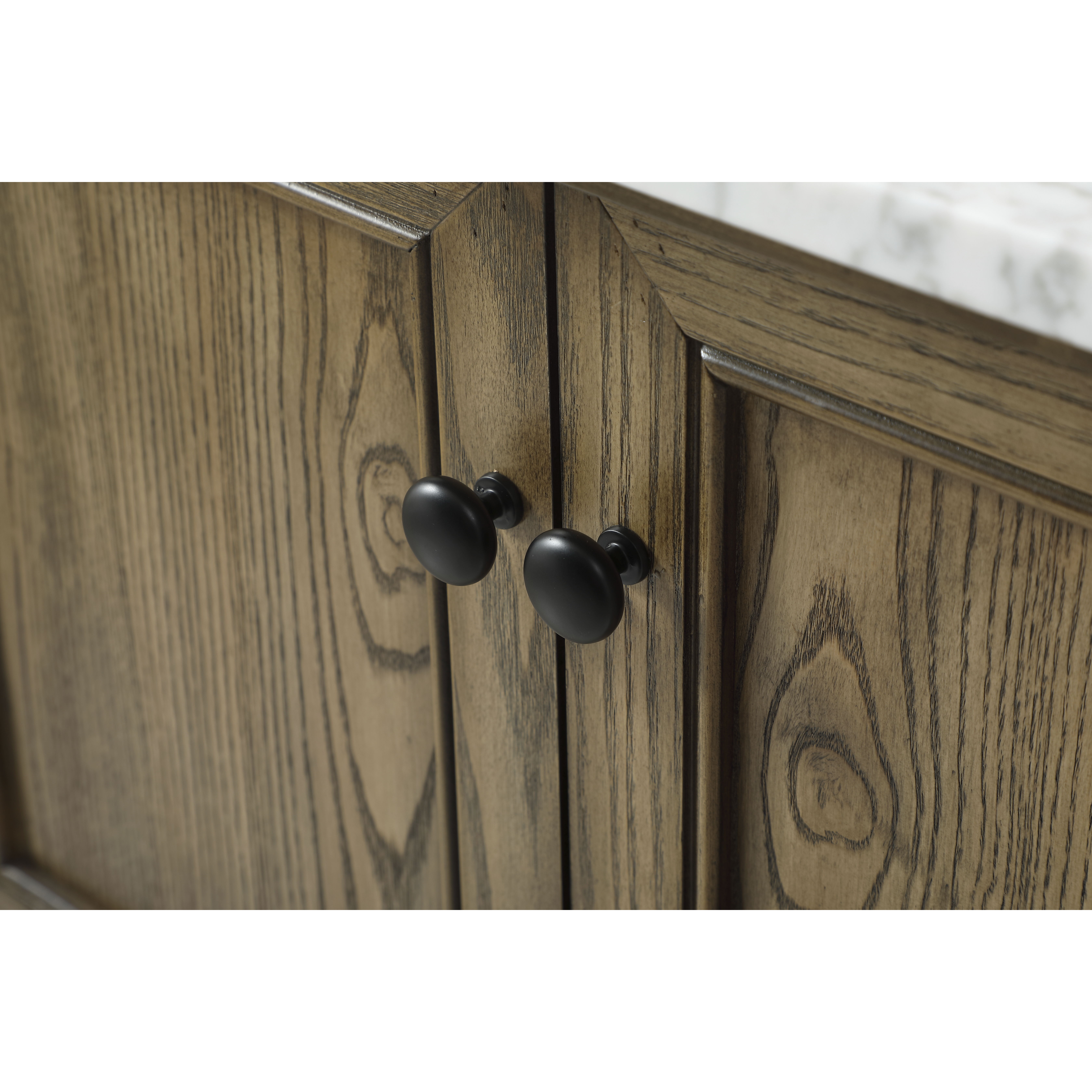 Metropolis 42 X 22 X 34 inch Driftwood Vanity Sink Set