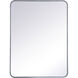 Evermore 36 X 27 inch Silver Mirror